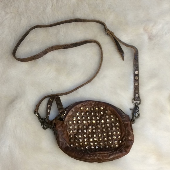 Frye Handbags - Frye studded genuine leather crossbody